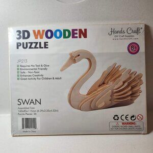NEW 3D Puzzle SWAN Bird Figure STEM KIT CRAFT Project Science Lab